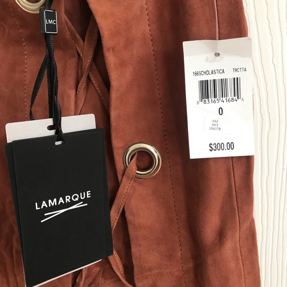 LaMarque Scholastic Suede Lace-Up Skirt Size 0 - Picture 5 of 5